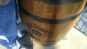 Pretty bourbon barrel. 